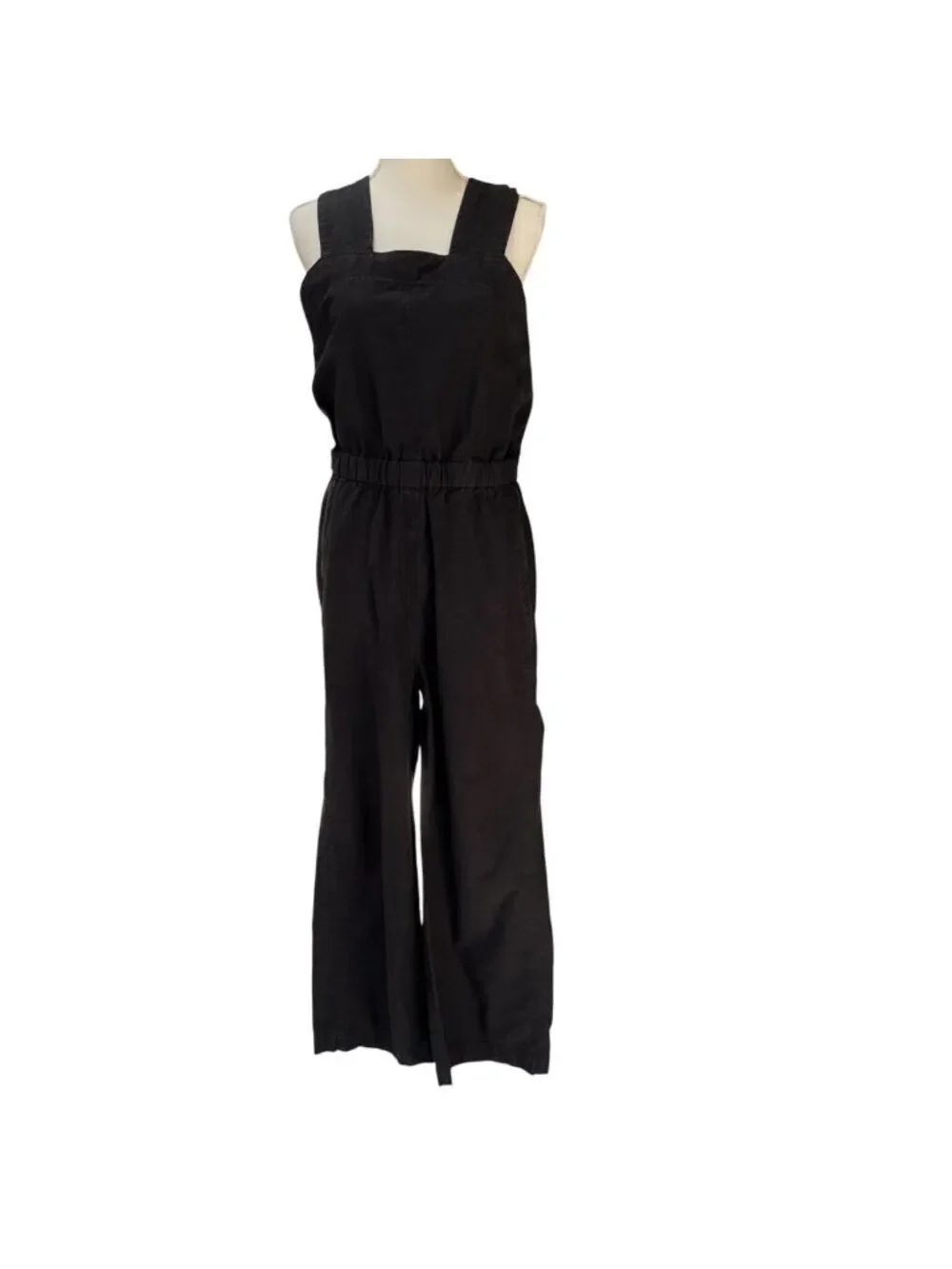 Everlane The Fatigue Apron Jumpsuit Black Size 2